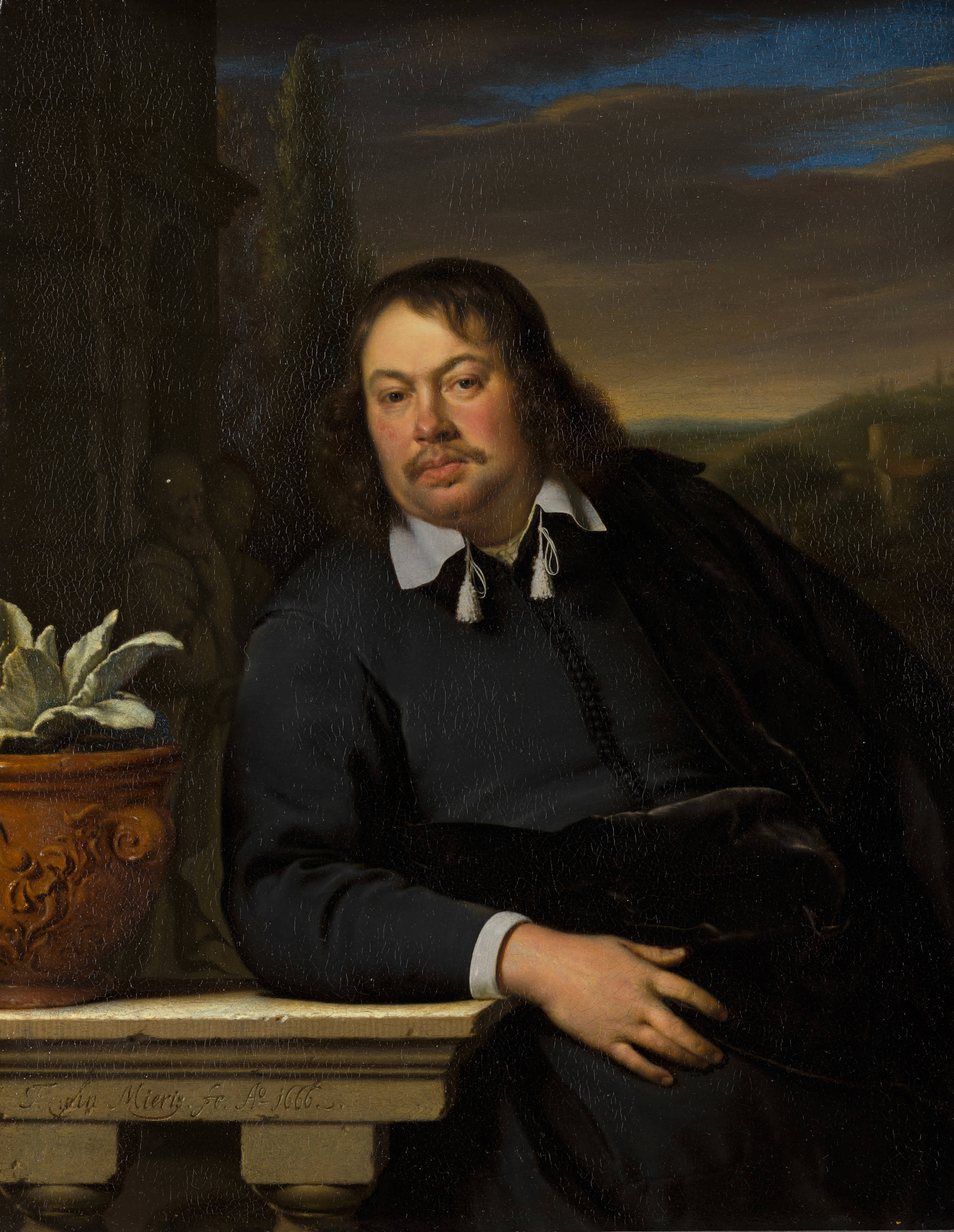 Frans van Mieris de Oude Portret van Florentius Schuyl (1619-1669)