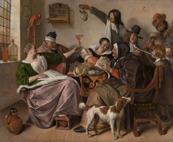 Jan Steen  ‘Soo voer gesongen, soo na gepepen’ 'As the Old Sing, So Pipe the Young'