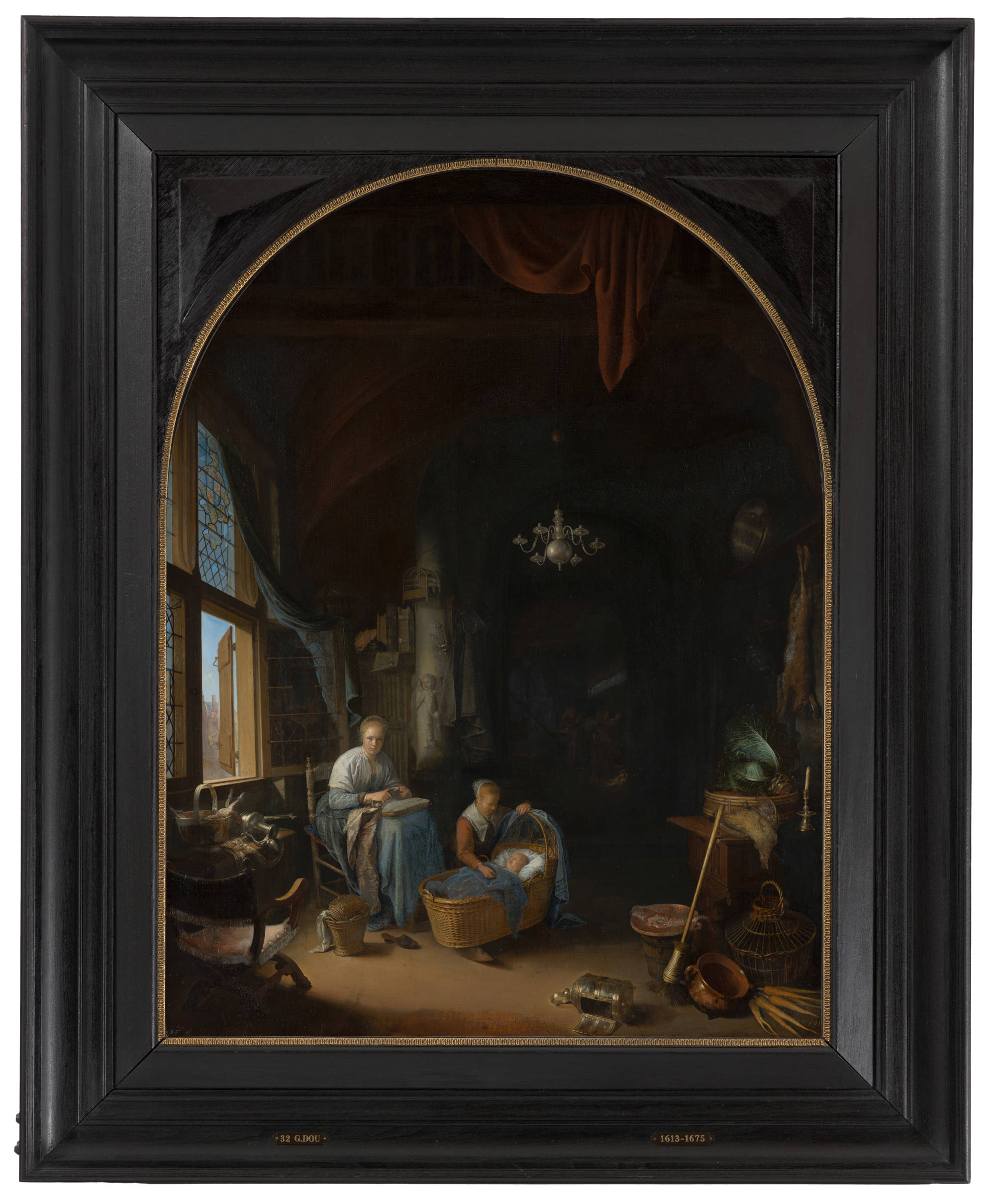Gerrit Dou  'De jonge moeder' 'The Young Mother'