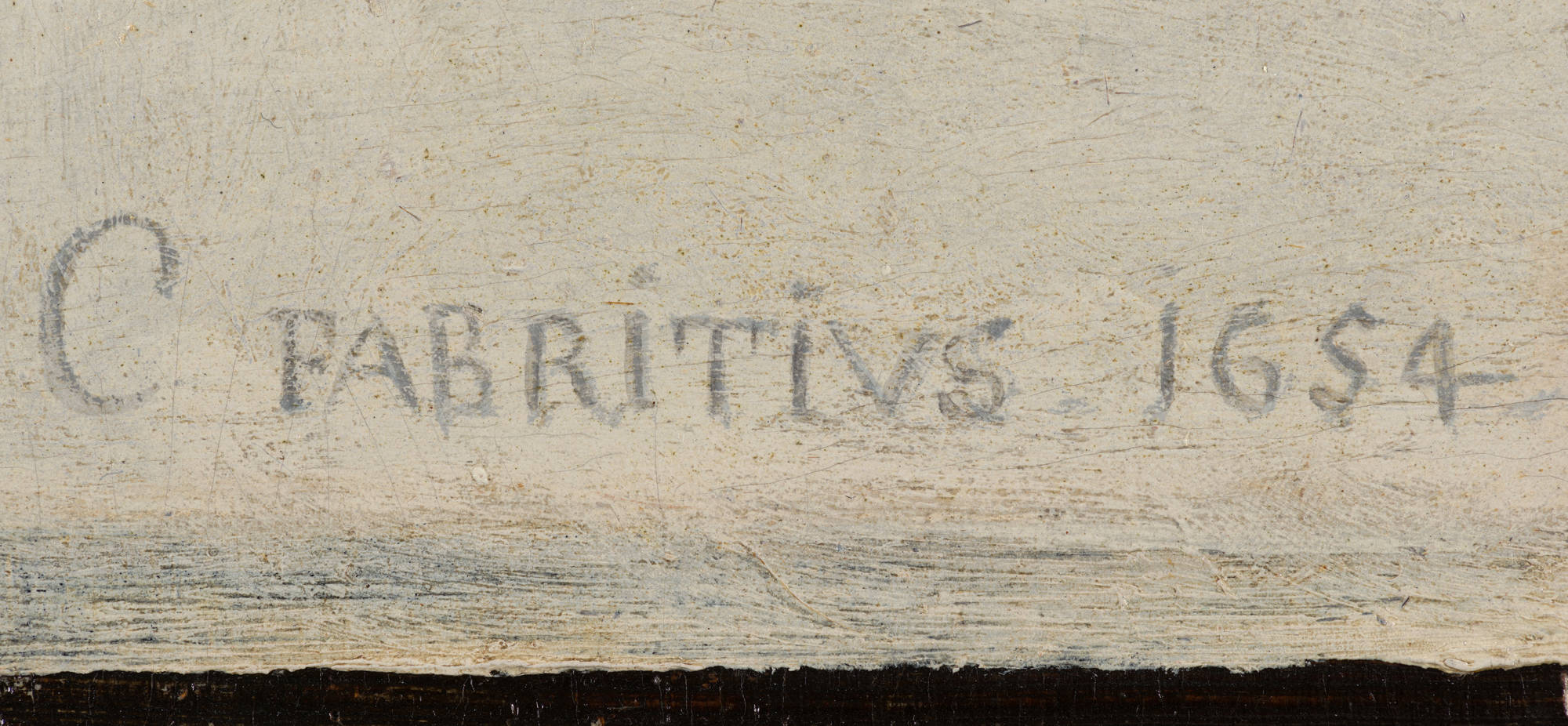 Carel Fabritius  Het puttertje The Goldfinch