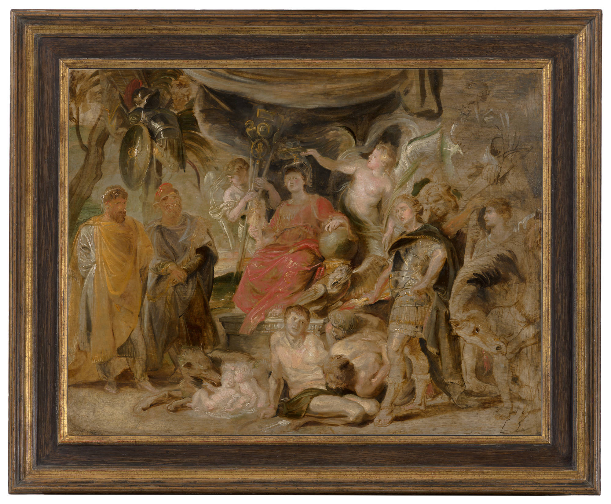 Peter Paul Rubens De triomf van Rome: De jeugdige keizer Constantijn eert Rome