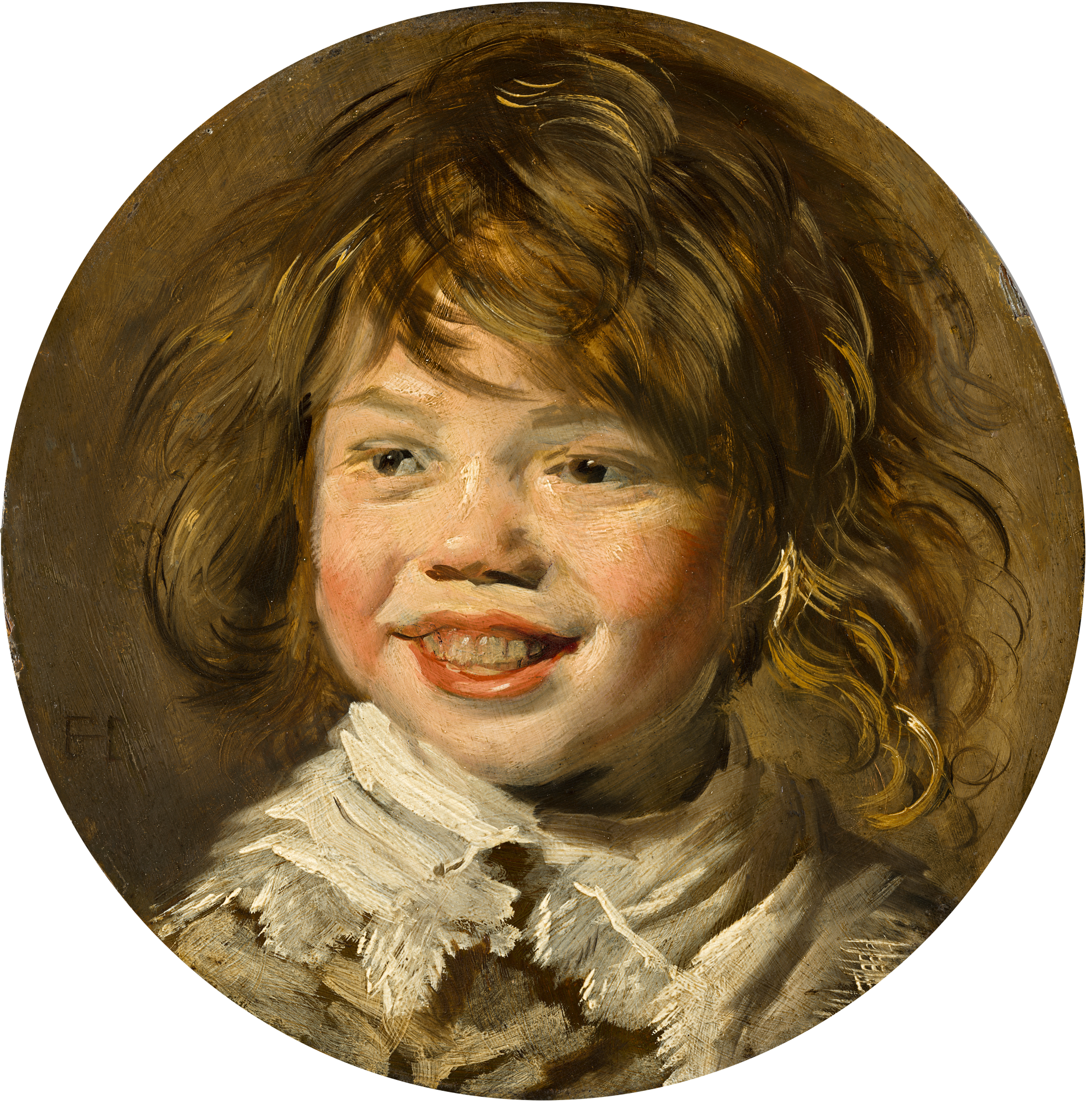 Frans Hals Lachende jongen Laughing Boy