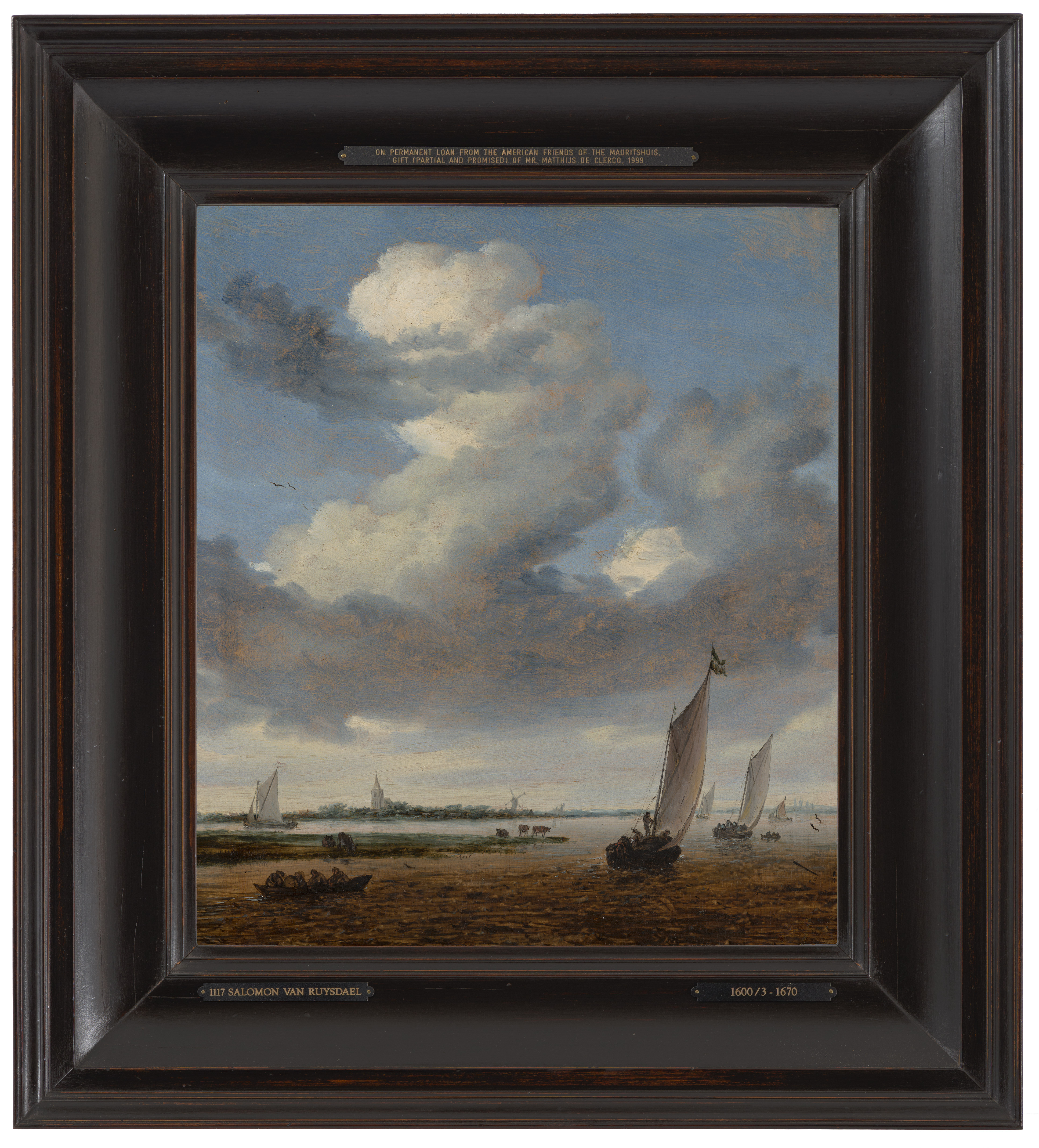 Salomon van Ruysdael Gezicht op Beverwijk het Wijkermeer | Mauritshuis