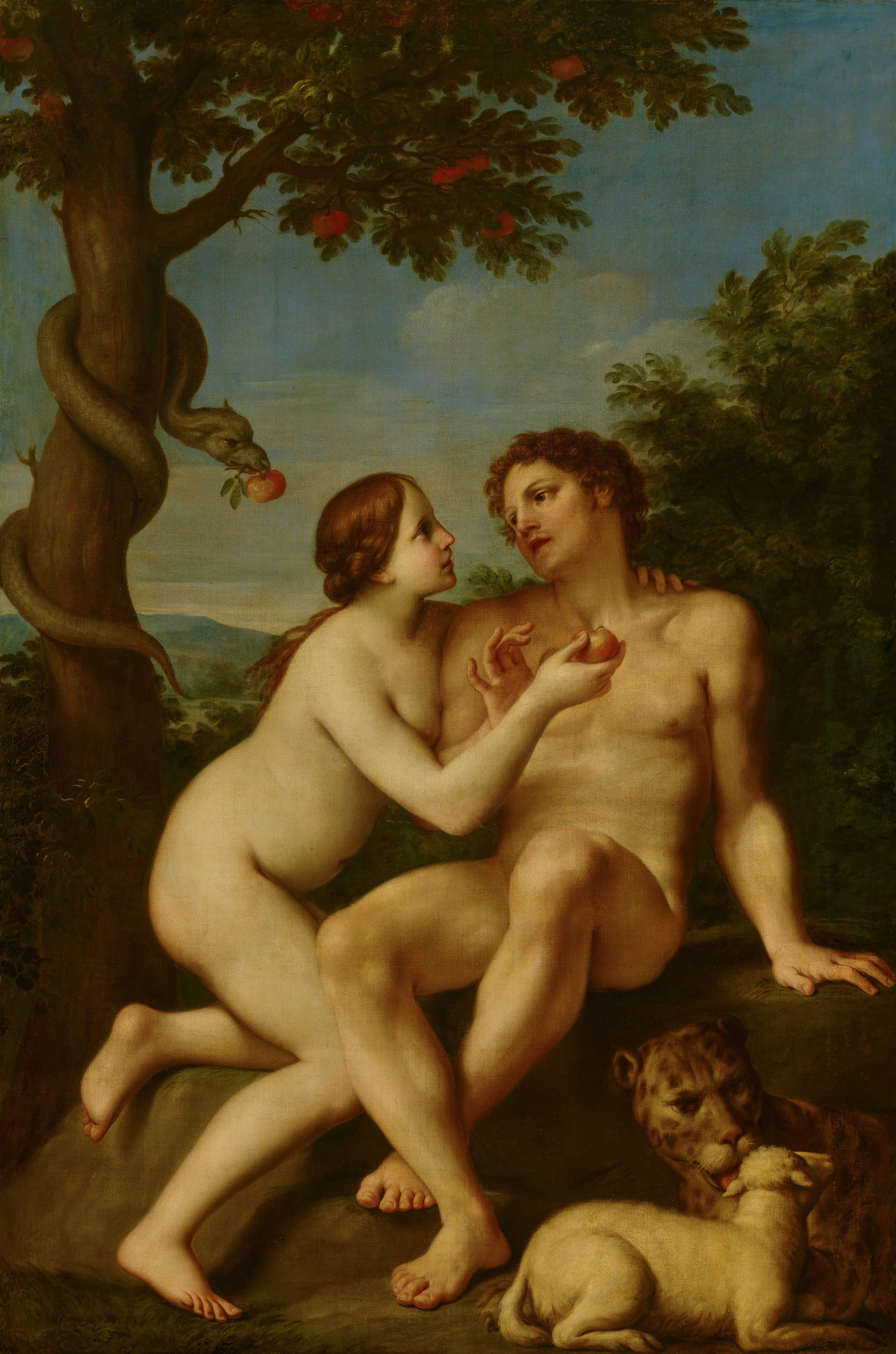 Marcantonio Franceschini Adam en Eva