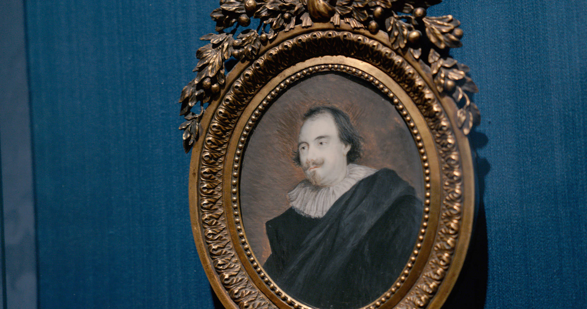 Miniatuurportret van Peeter Stevens op zaal, geschilderd door Wilhelmina van Pruisen