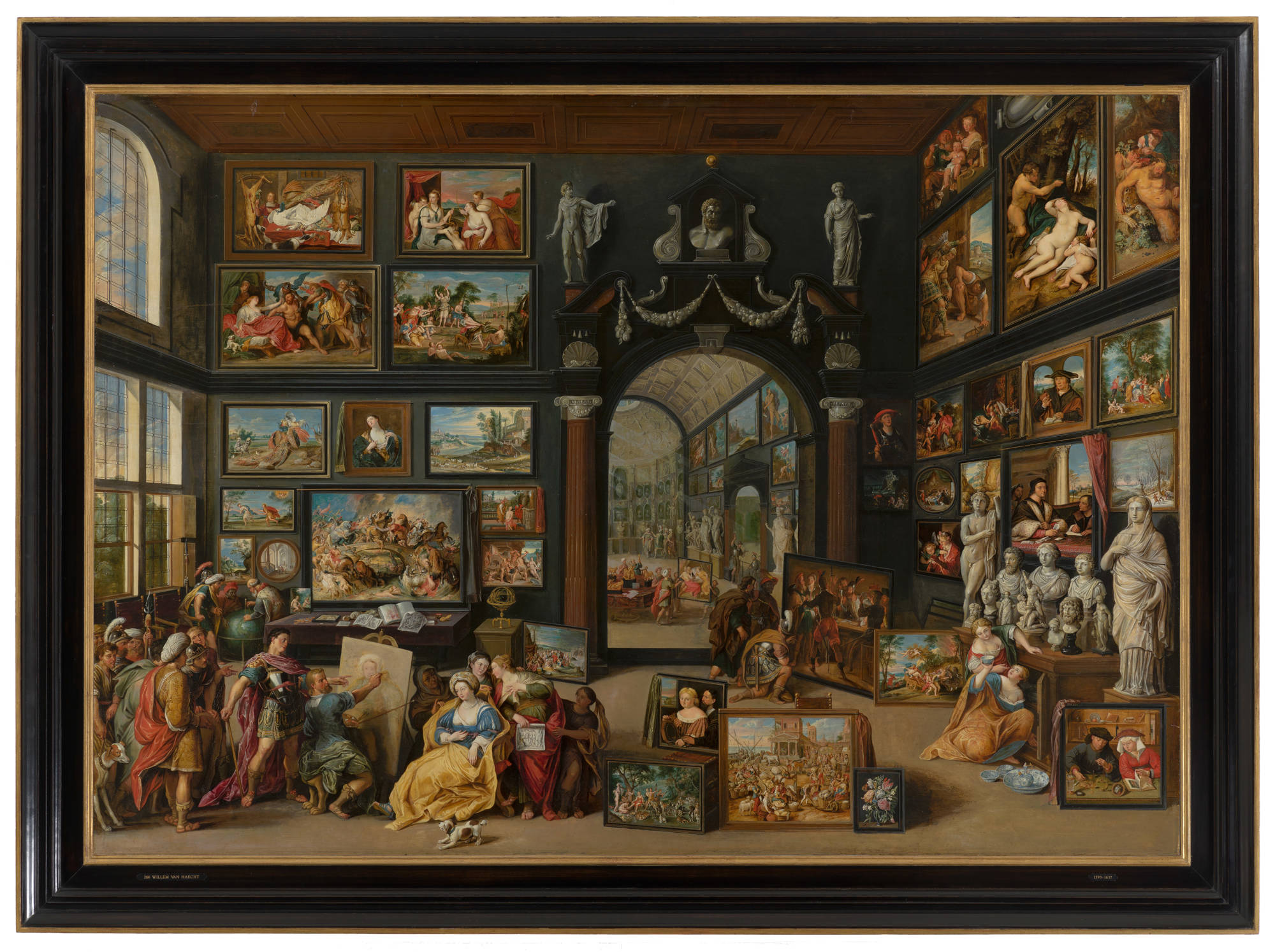 Willem van Haecht  Apelles schildert Campaspe Apelles Painting Campaspe