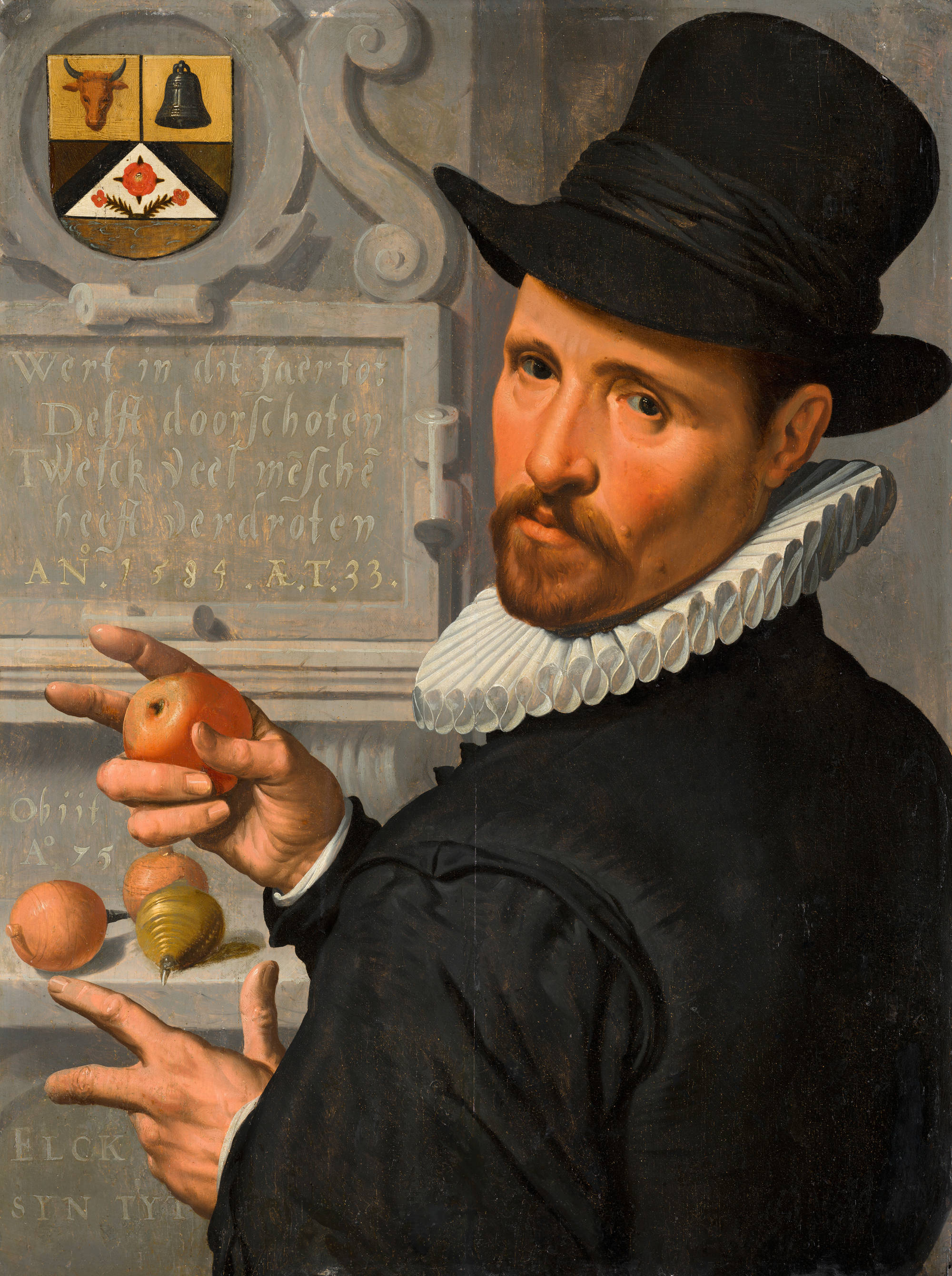 Pieter Pietersz  Portret van Cornelis Cornelisz Schellinger (1551-1635)