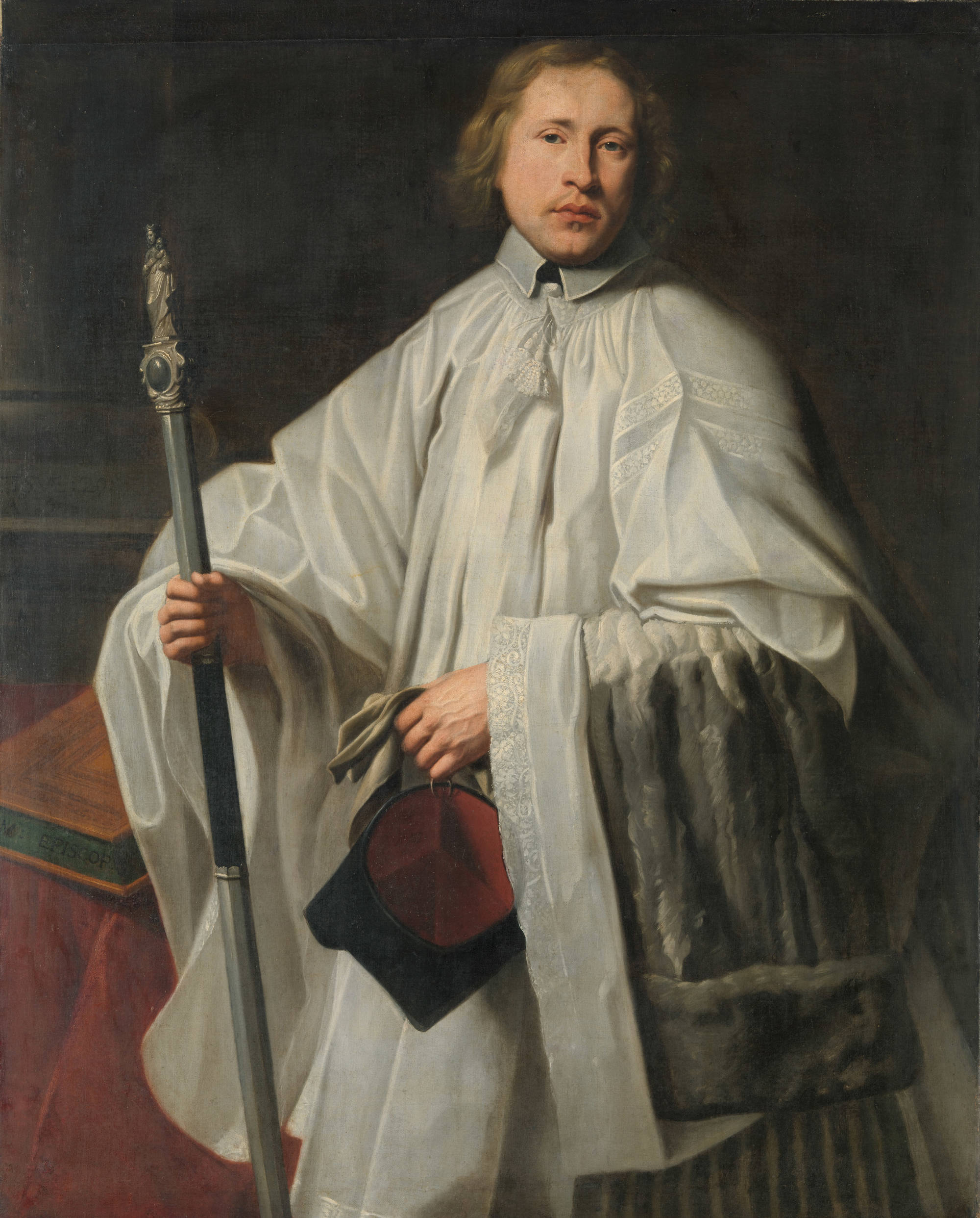 Philippe de Champaigne (omgeving van) Portret van Jacobus Govaerts (geb. 1635/36)