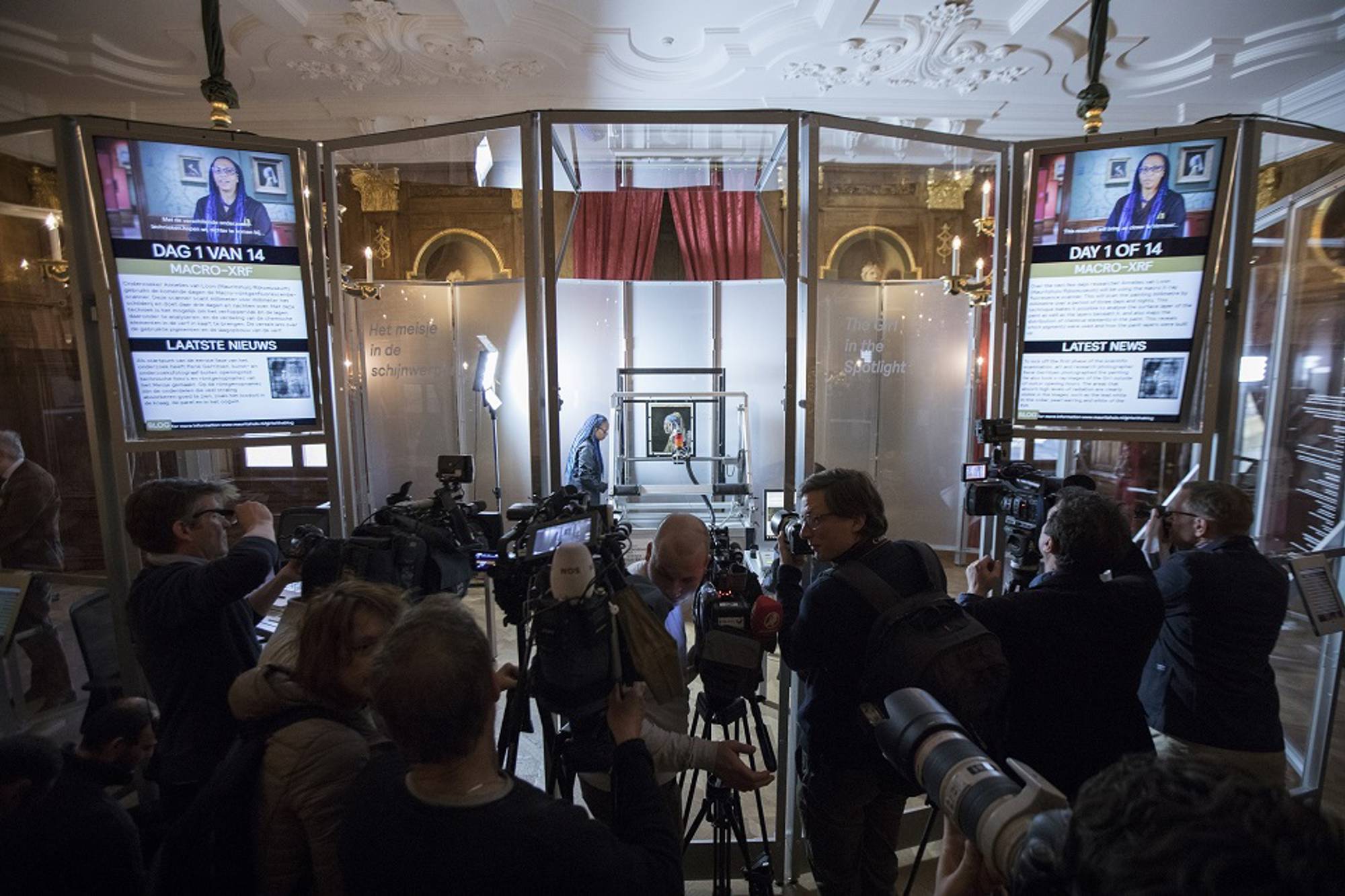 Grote media belangstelling voor het onderzoek naar het Meisje met de Parel