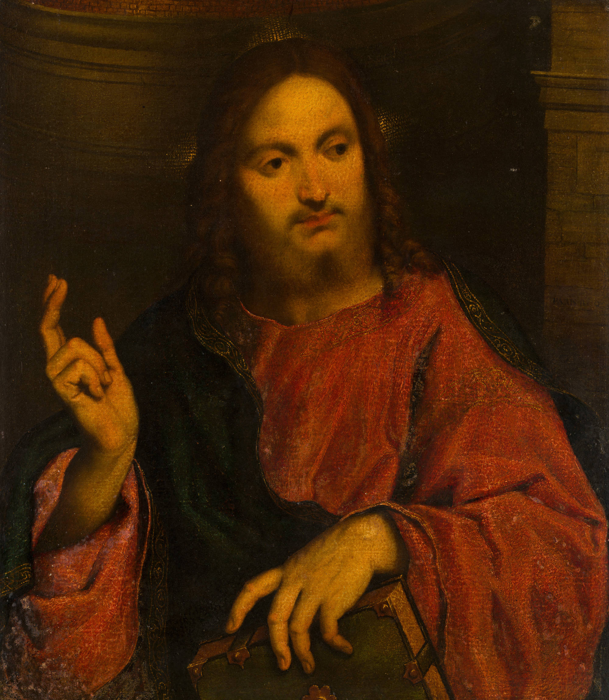 Paris Bordone Zegenende Christus Christ Blessing