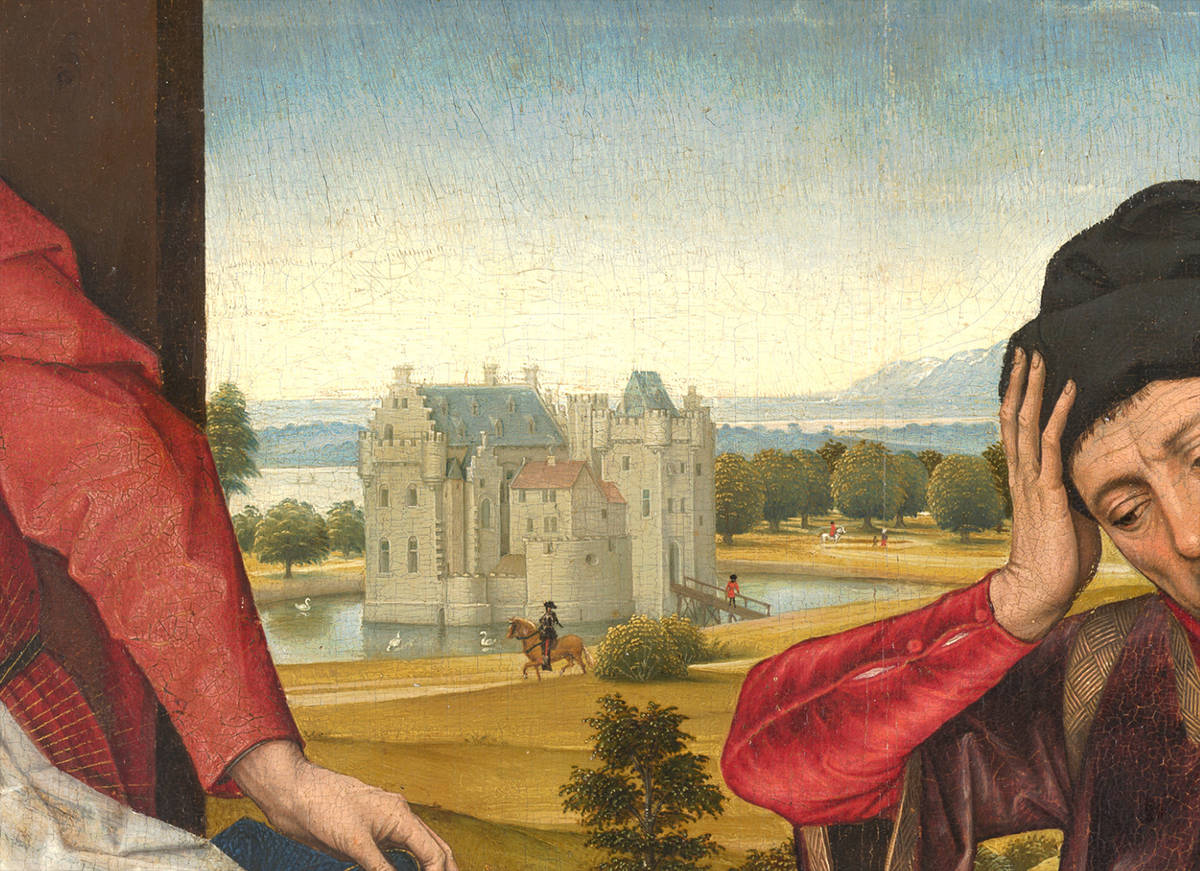 Rogier Van Der Weyden De Bewening Van Christus Detail Second Canvas