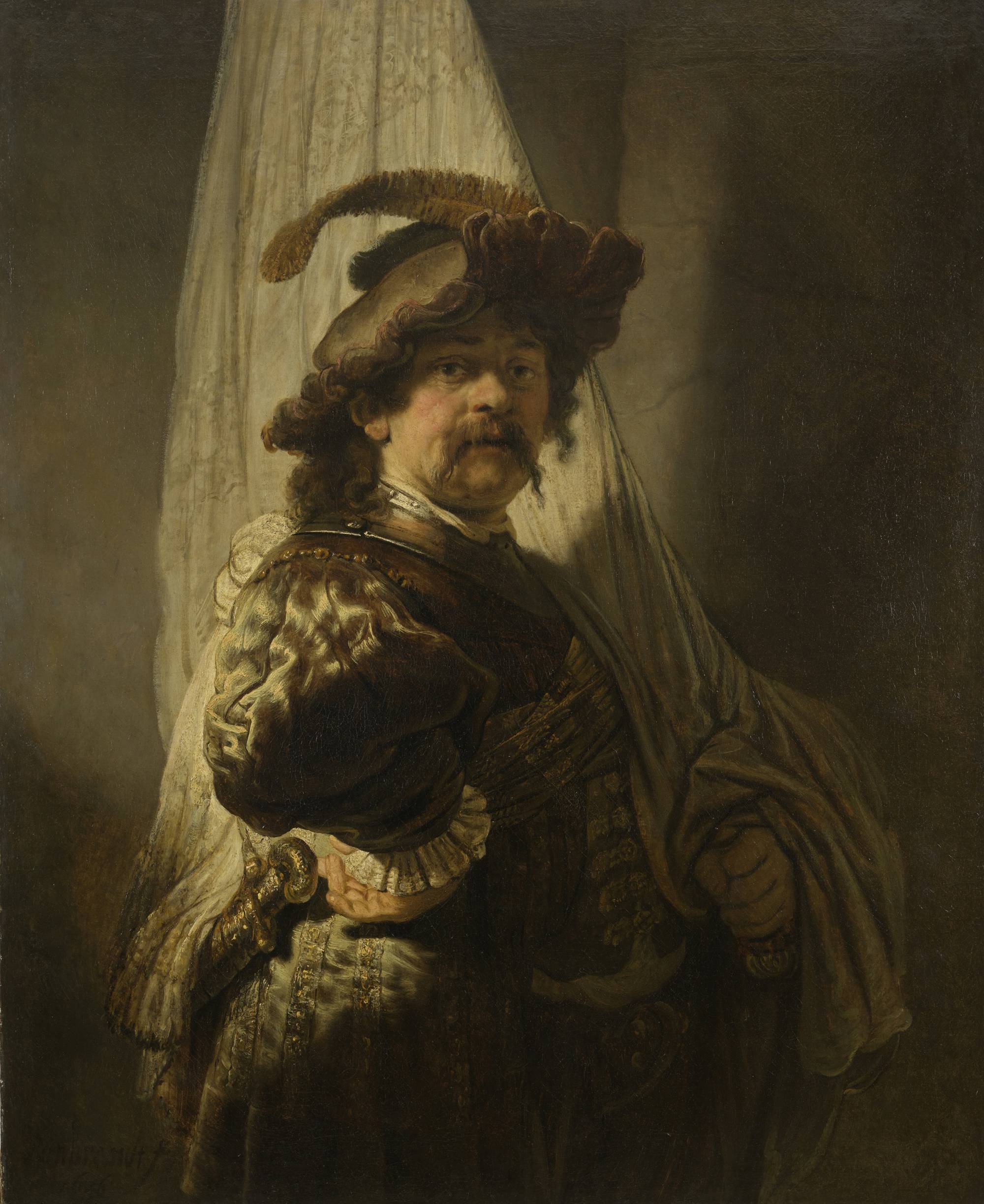 De Vaandeldrager, 1636, Rembrandt van Rijn.