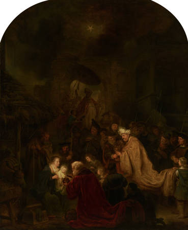Salomon Koninck De aanbidding der koningen The Adoration of the Magi