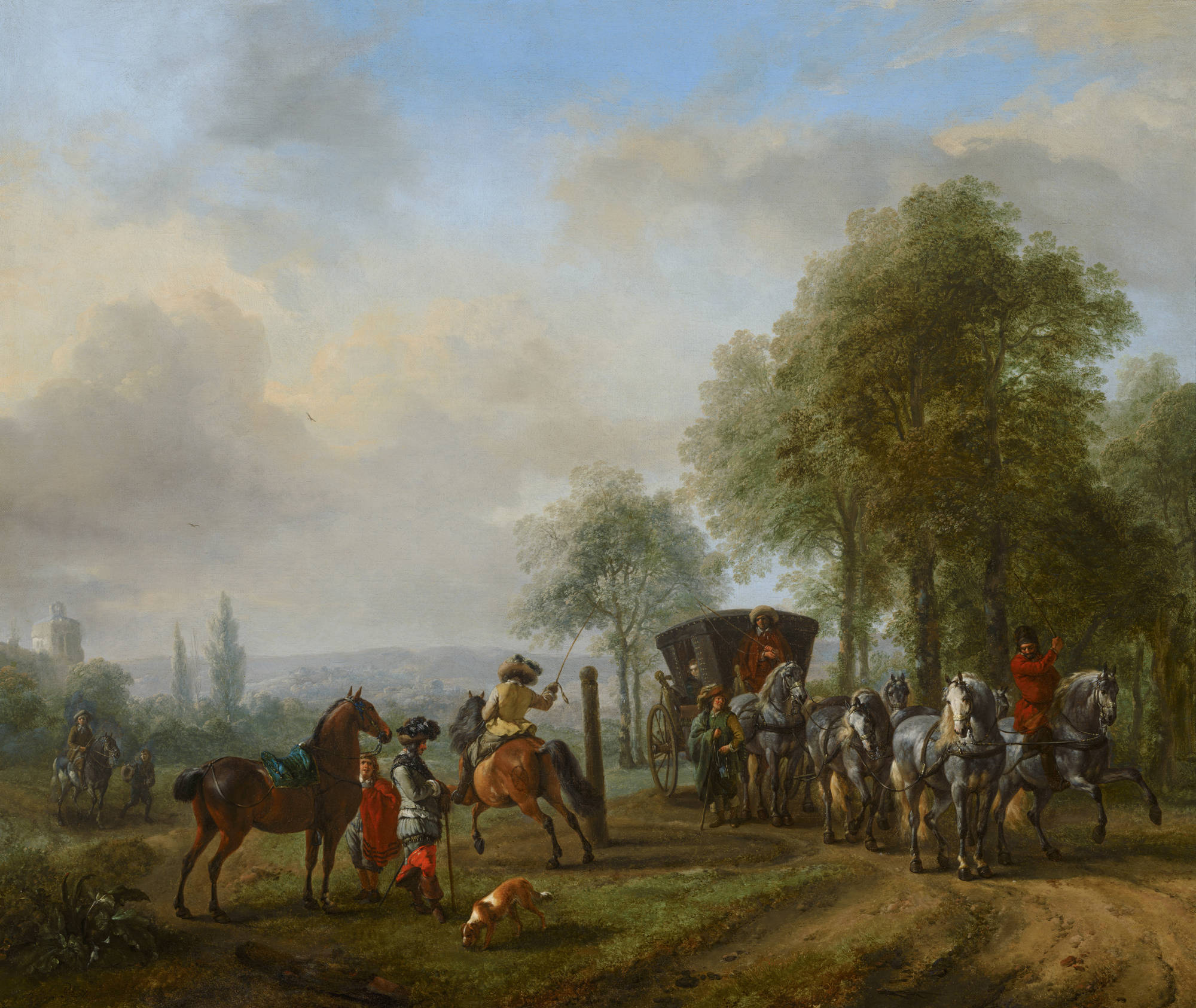 Philips Wouwerman  De rijschool The Riding School