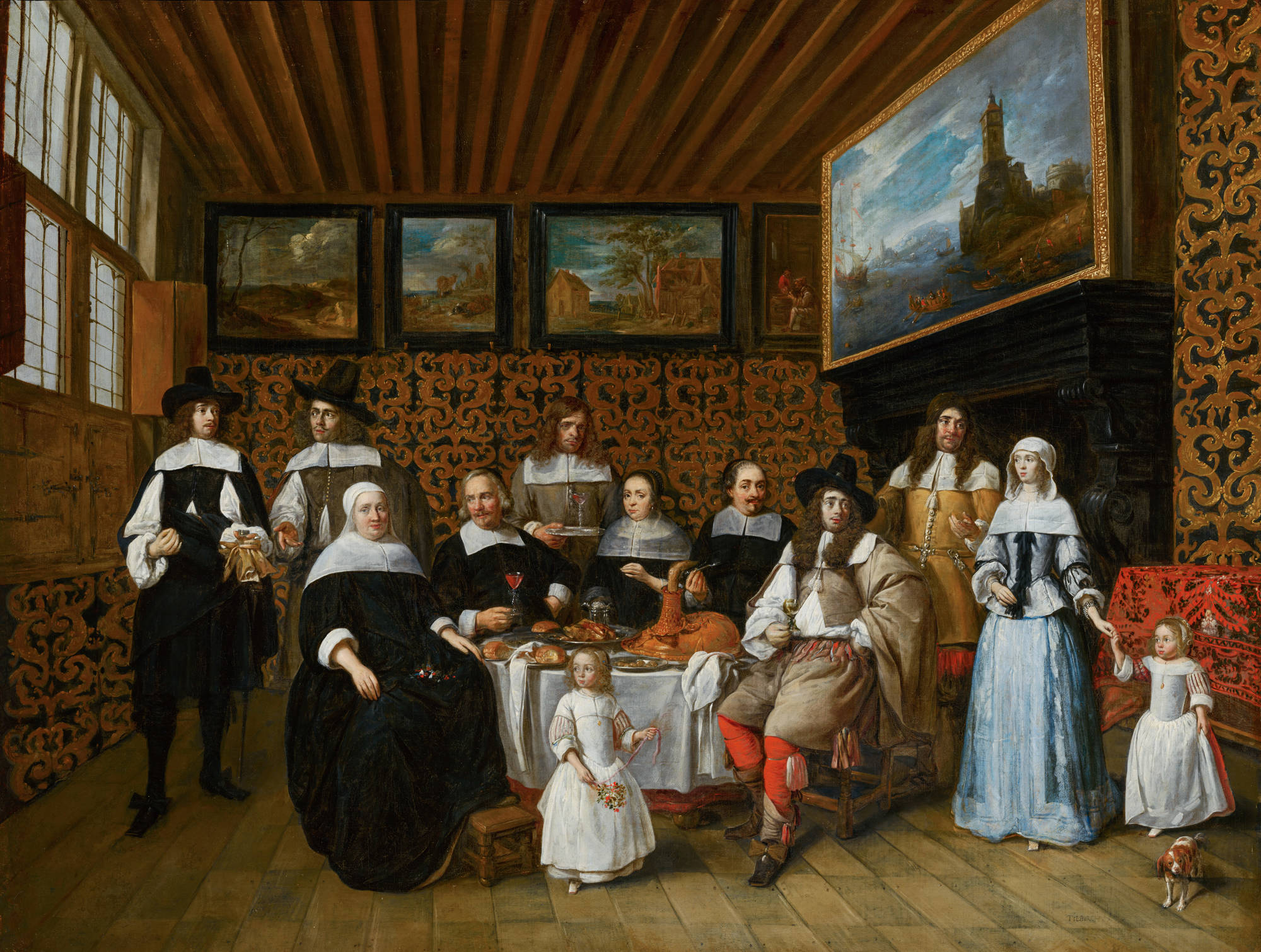 Gillis van Tilborgh Familieportret