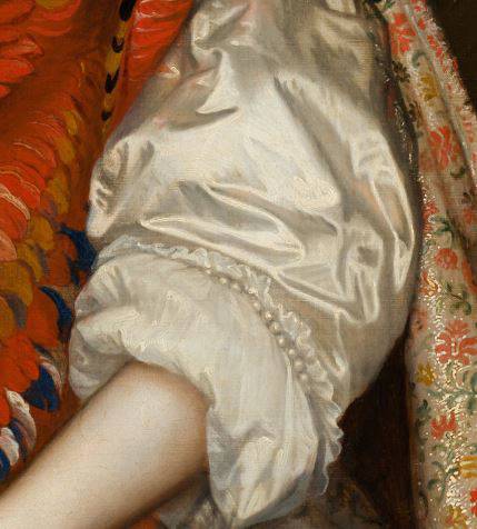 Postuum portret van Maria - witte jurk