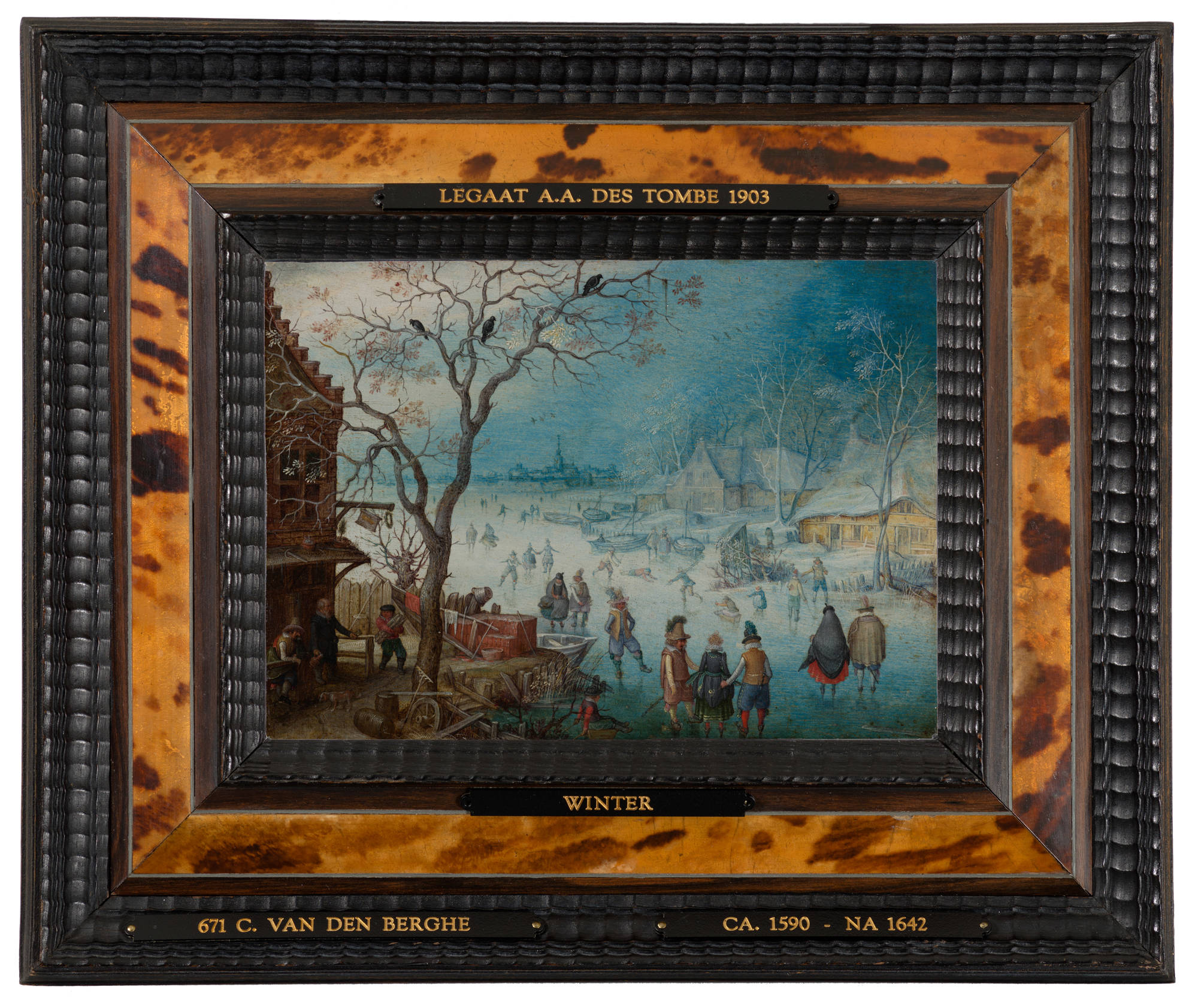 Christoffel van den Berghe  Winterlandschap Winter Landscape