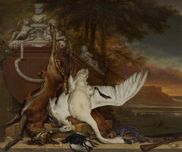 Jan Weenix  Dode zwaan Dead Swan