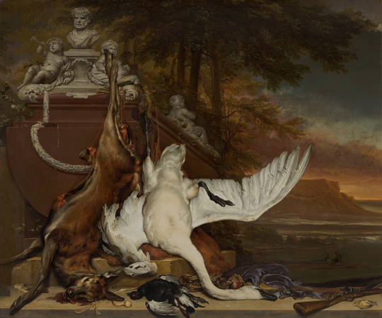 Jan Weenix  Dode zwaan Dead Swan