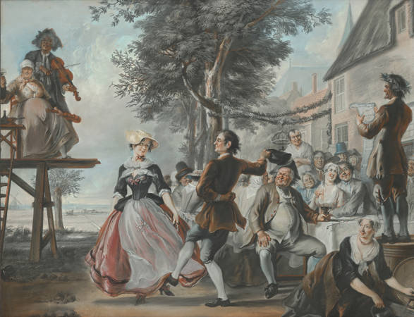 Cornelis Troost De bruiloft van Kloris en Roosje The Wedding of Kloris and Roosje