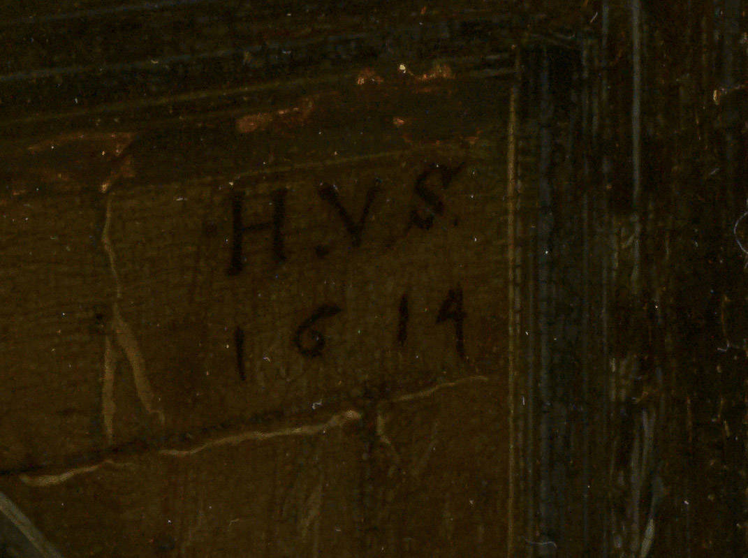 Hendrick van Steenwijck de Jonge  Een plein met gefantaseerde gebouwen A Square with Imaginary Buildings