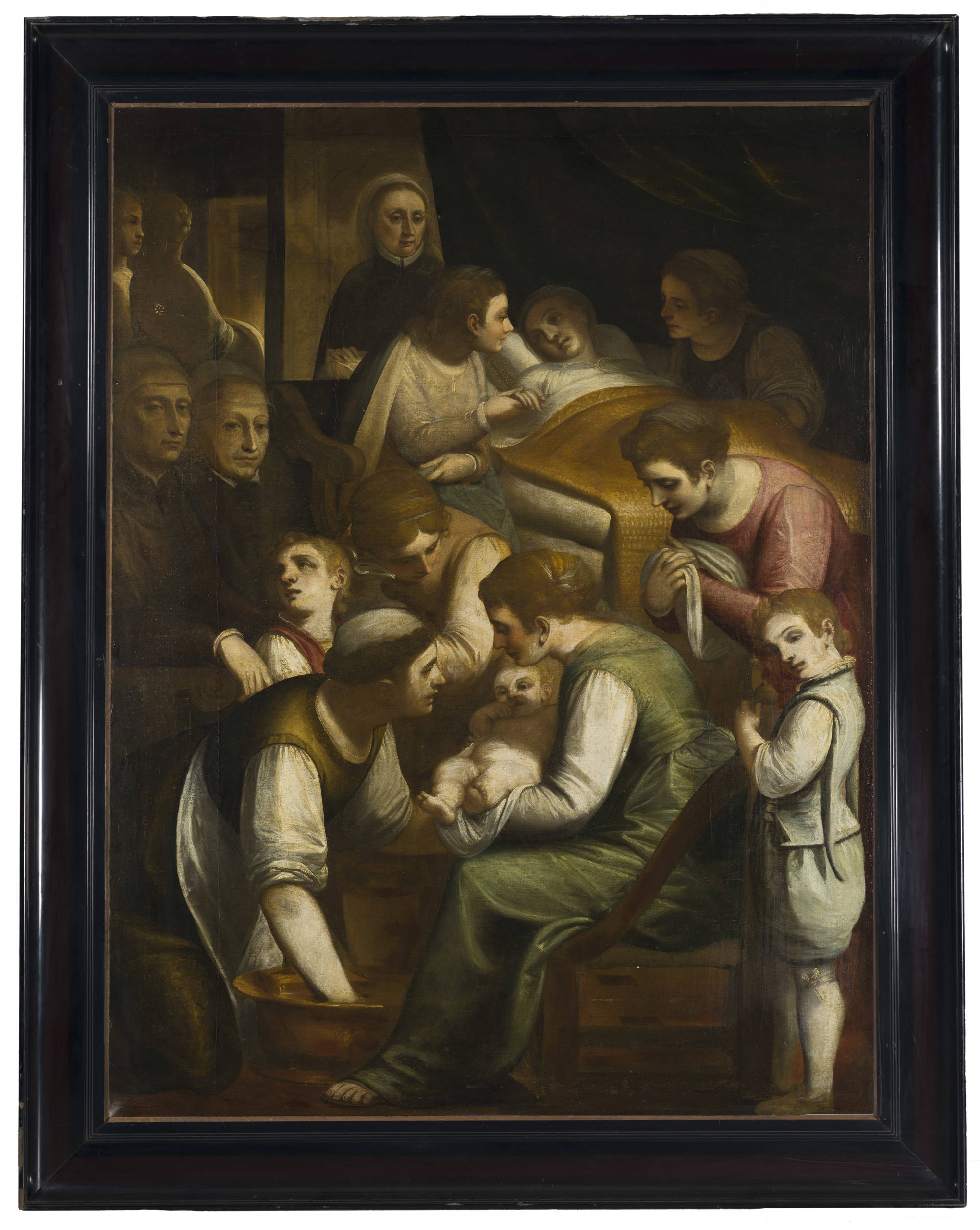 Luca Cambiaso De geboorte van Maria The Birth of Mary