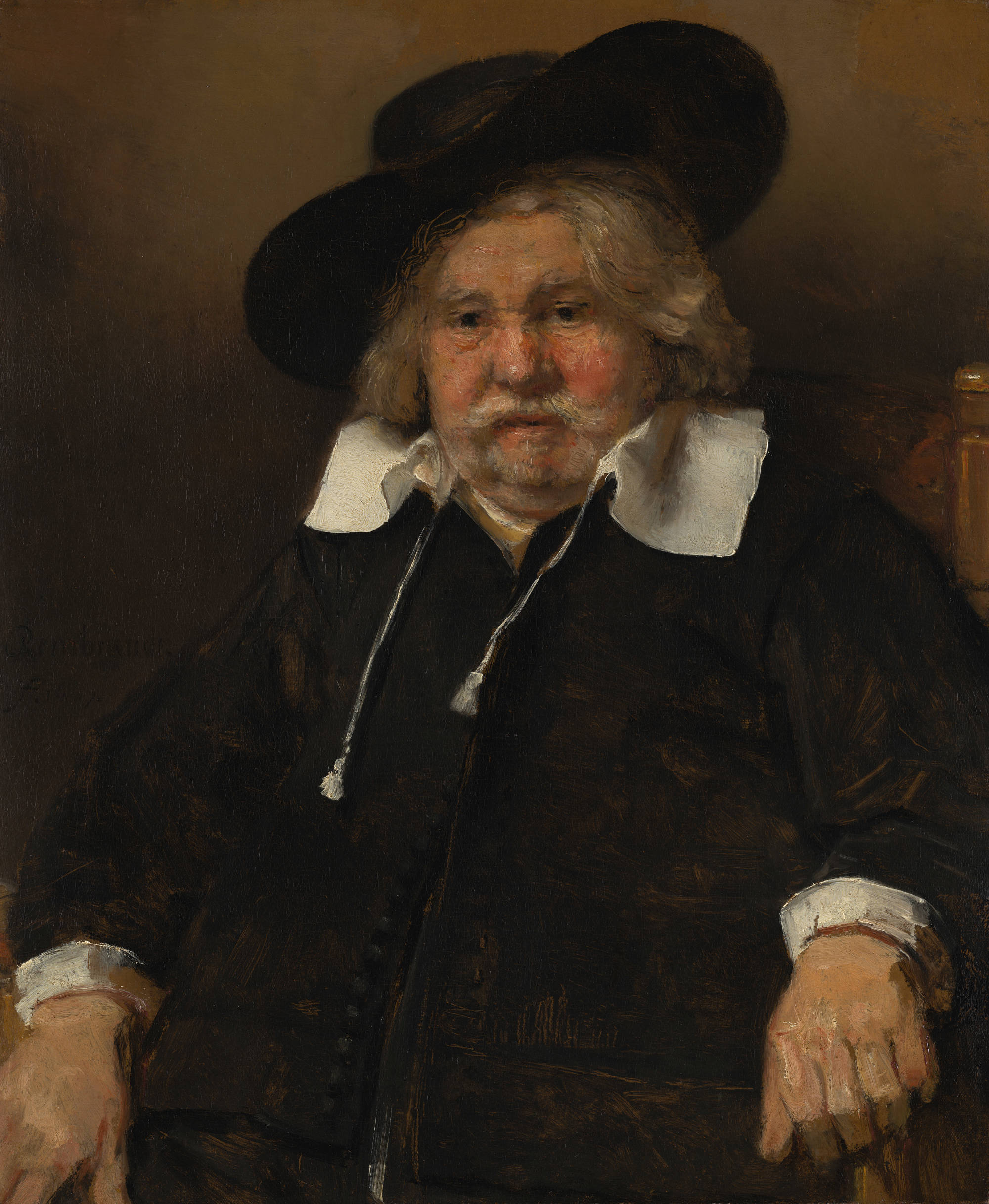Portret van een oude man, Rembrandt van Rijn