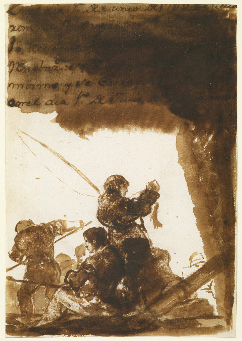 Een werk van Francisco de Goya y Lucientes (1746-1828), De vissers, c. 1812-1820