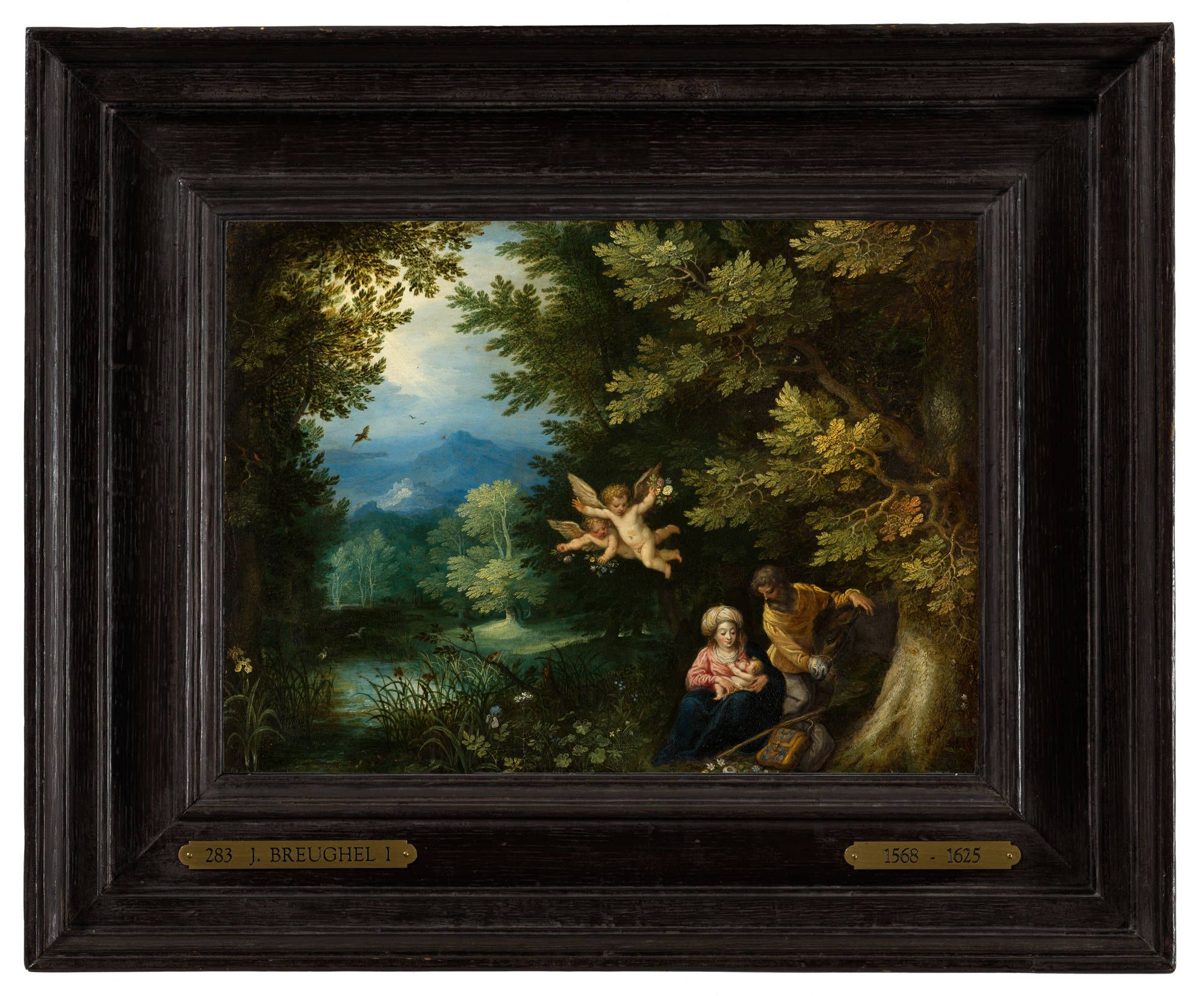 Jan Brueghel de Oude & Hans Rottenhammer  De rust op de vlucht naar Egypte