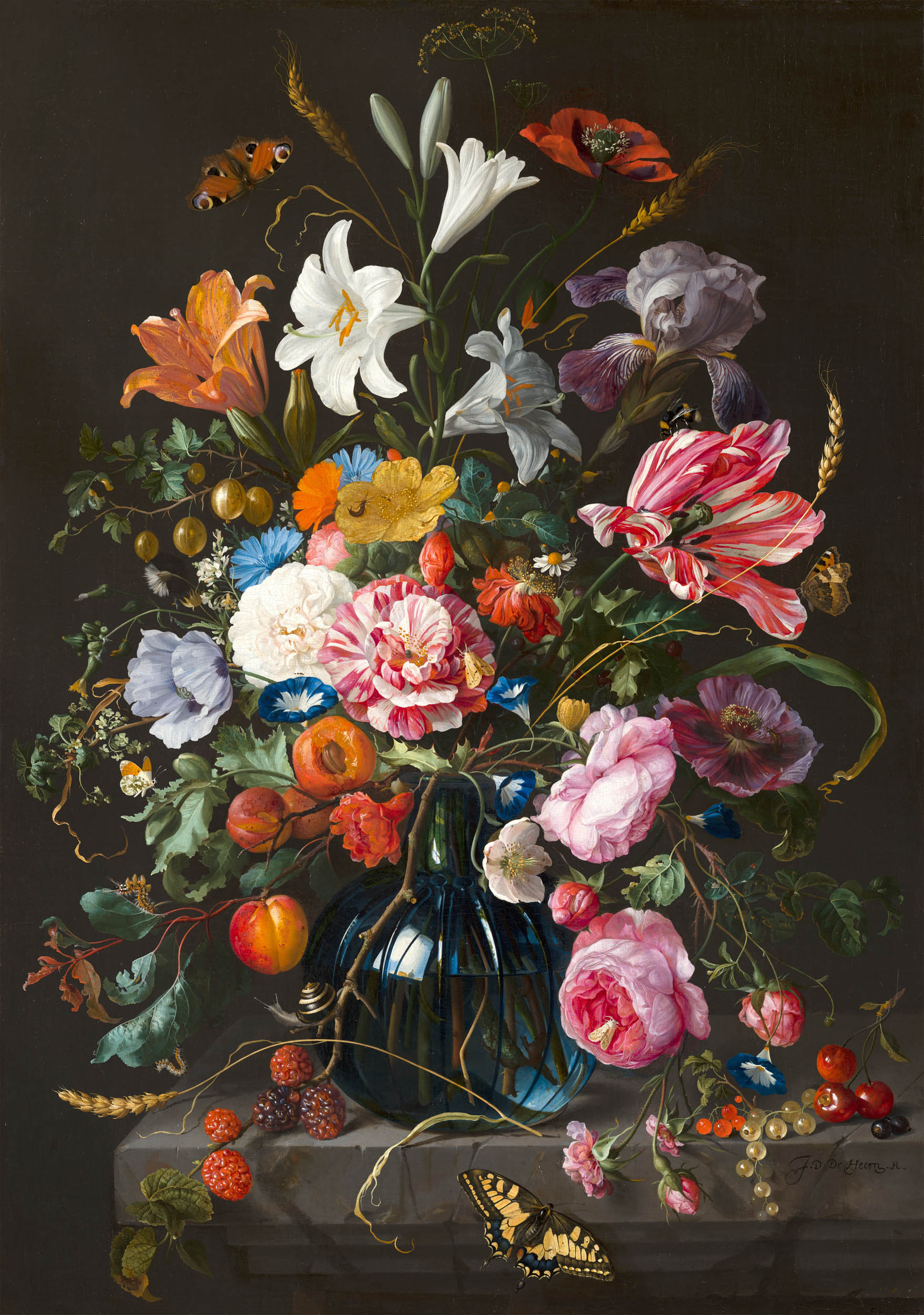 moersleutel onderwerp Begin Jan Davidsz de Heem Vaas met bloemen | Mauritshuis