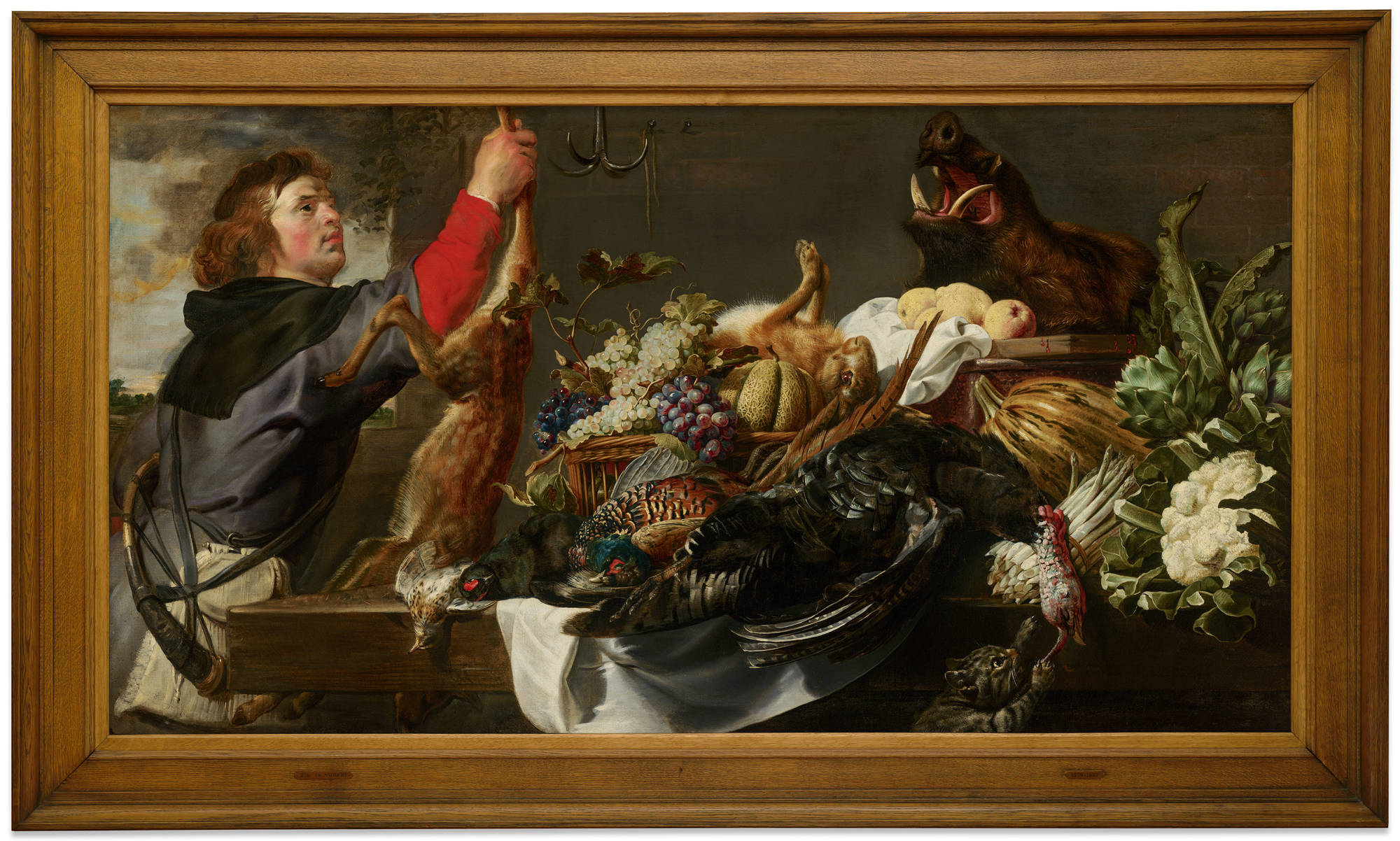 Frans Snijders Stilleven met een jager Still Life with Huntsman
