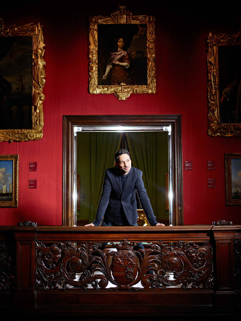 Sander van de Pavert, gastconservator van DWDD Pop-Up Museum 2 in het Mauritshuis