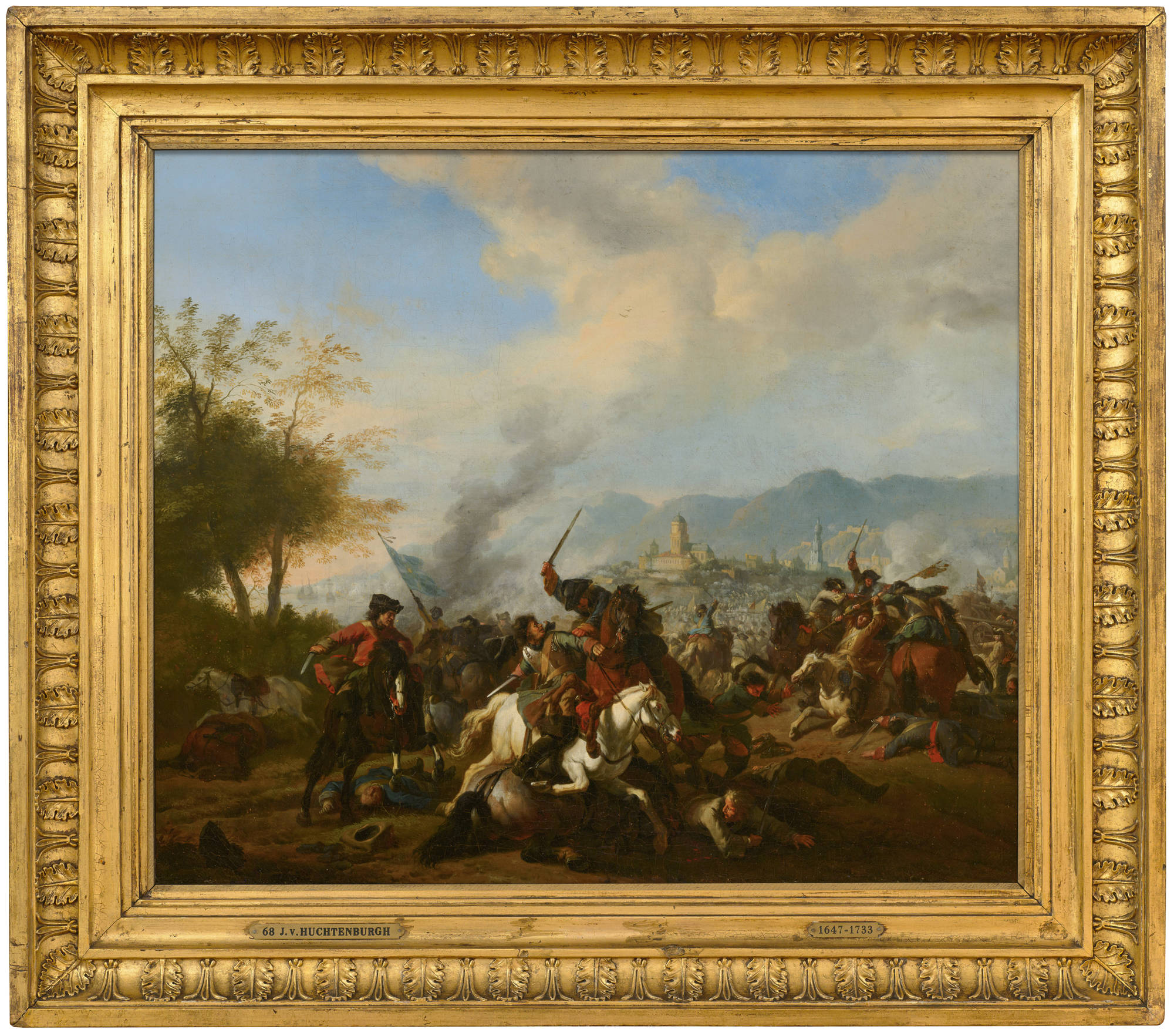 Jan van Huchtenburgh  Rencontre van de cavalerie Cavalry Engagement