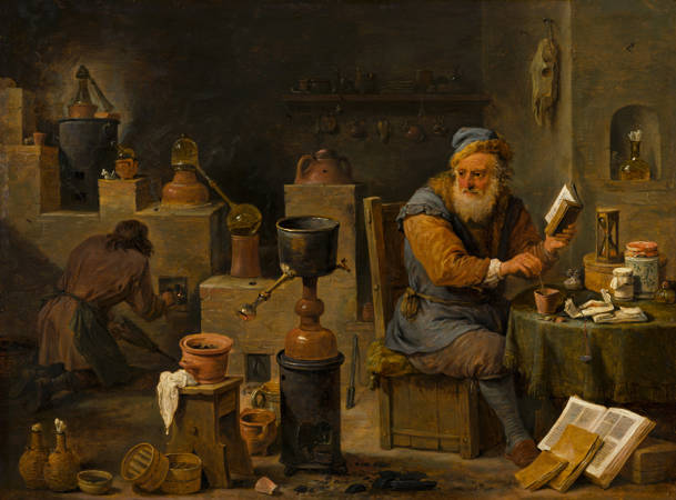 David Teniers de Jonge  De alchemist