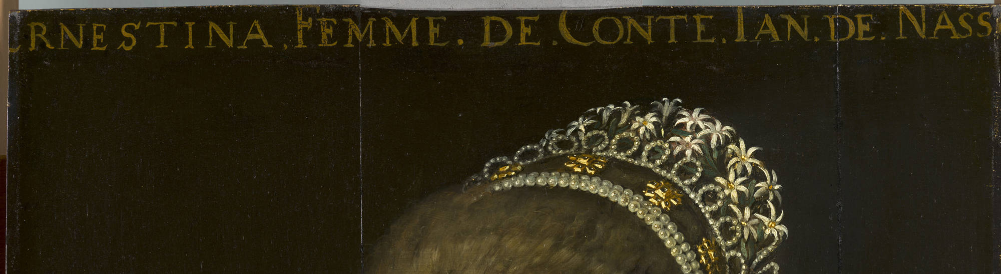 Jan Anthonisz van Ravesteyn Portret van Ernestine Yolande (1594-1663), prinses van Ligne